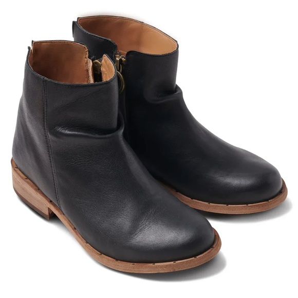 BEEK Quail Boots Bootie Black Leather